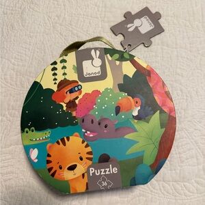 Jungle Animals 36-Piece Kids Puzzle 🧩 Janod